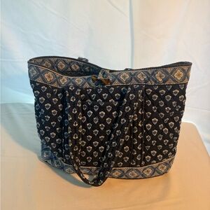 Vera Bradley Blue Quilted Tote